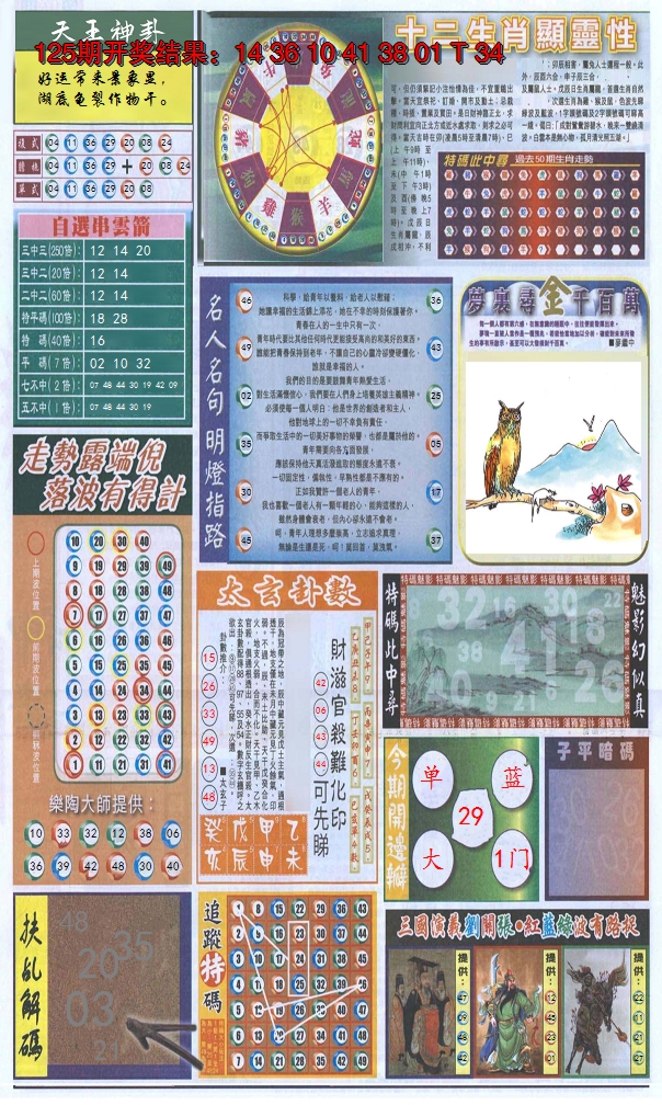 2024126期新报跑狗-2(背面)