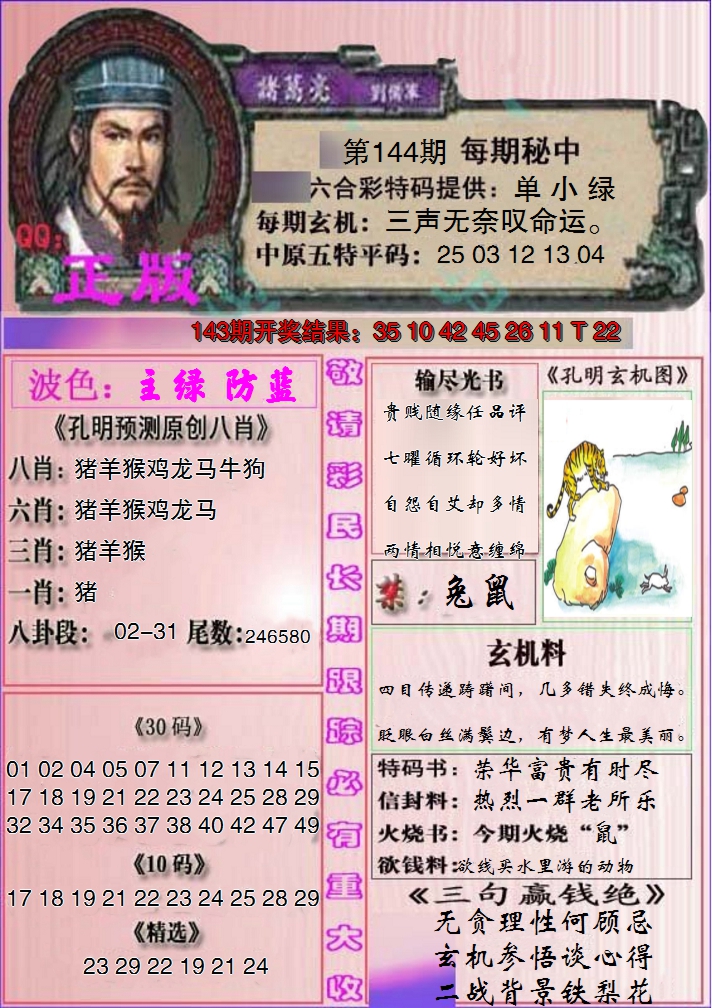 2024144期一代孔明报