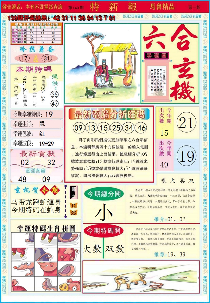 2024140期特新报A