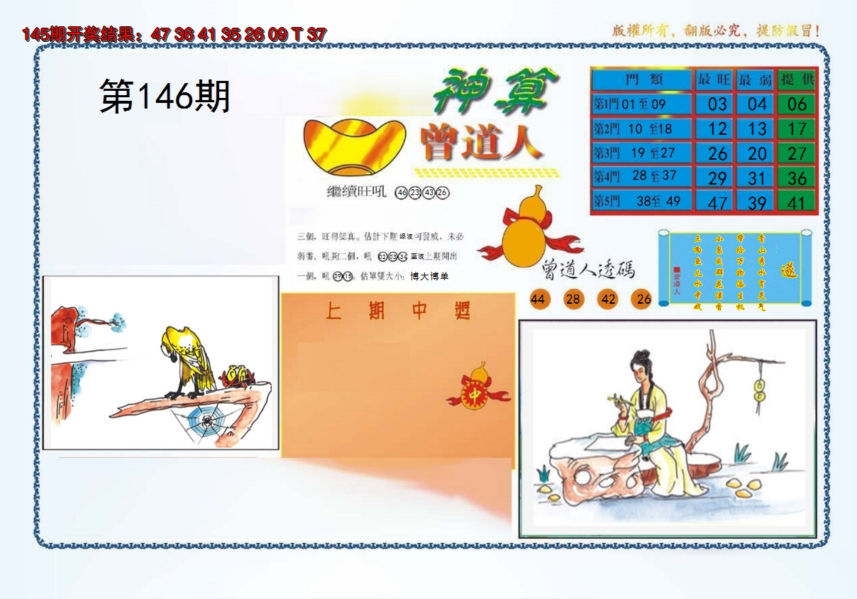 2024146期4-神算