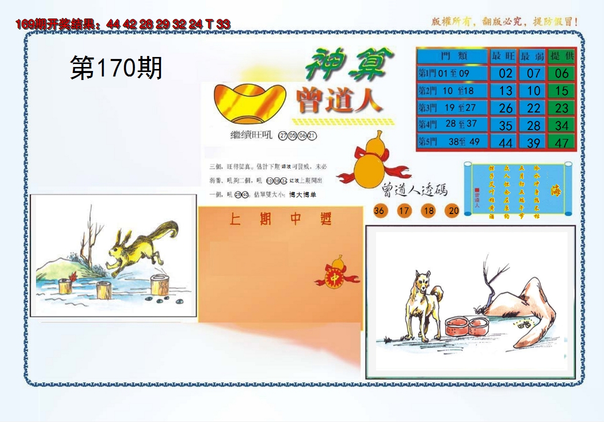 2024170期4-神算