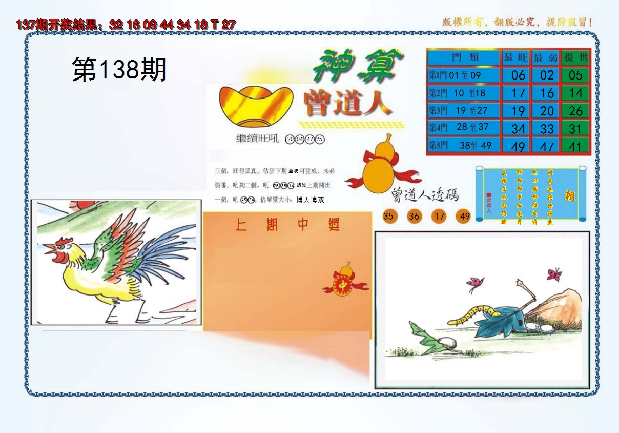 2024138期4-神算