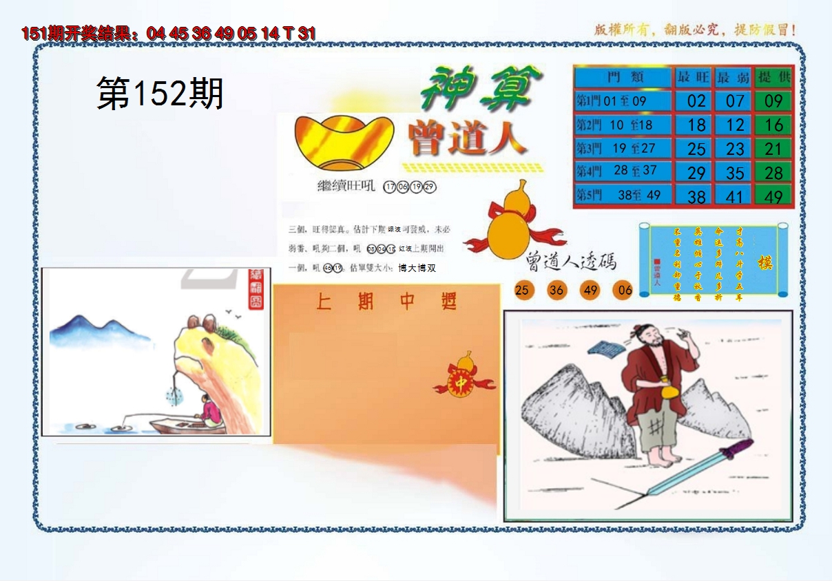 2024152期4-神算