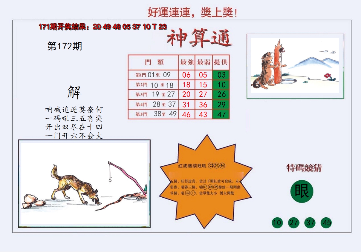 2024172期4-台湾神算