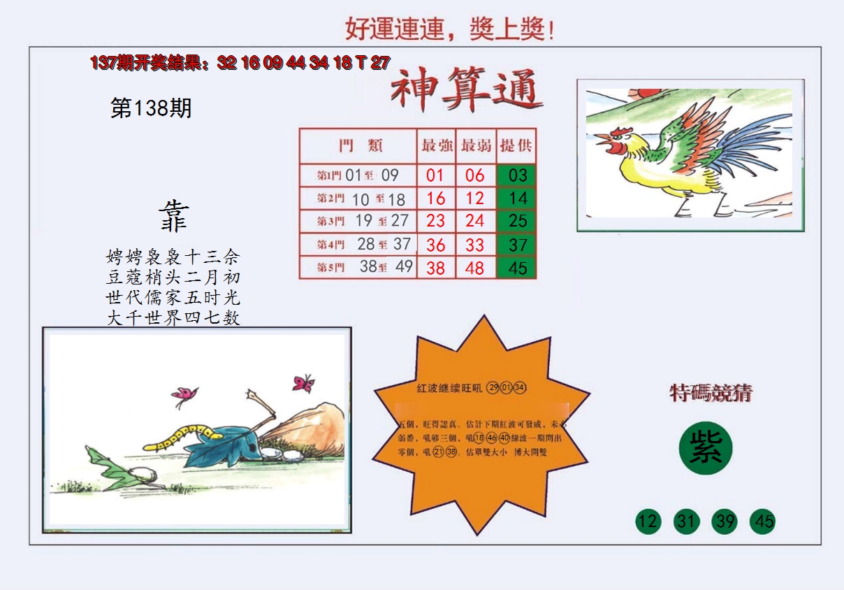 2024138期4-台湾神算