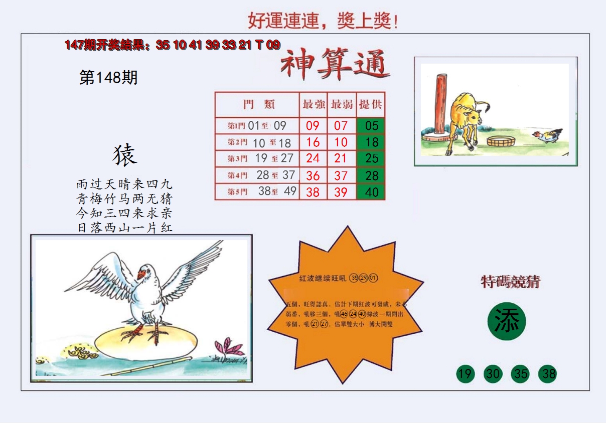 2024148期4-台湾神算