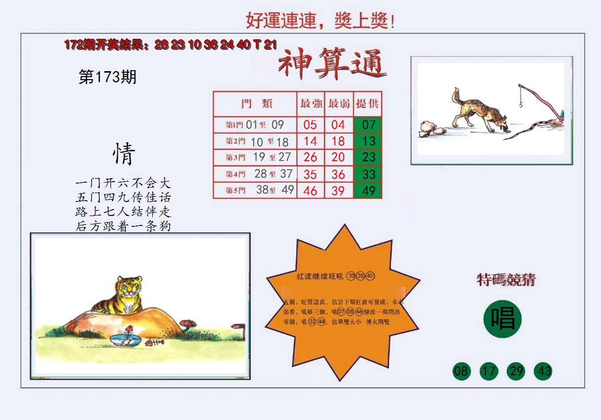 2024173期4-台湾神算