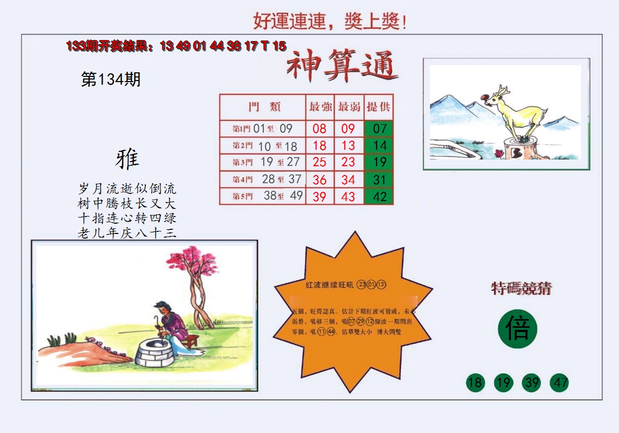 2024134期4-台湾神算