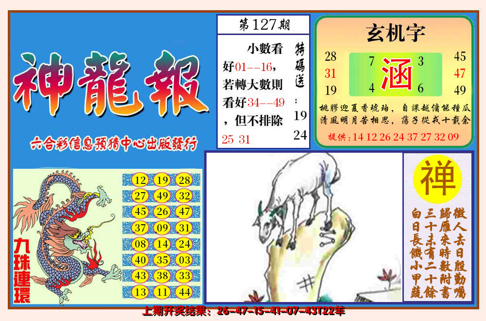 2024127期神龙报