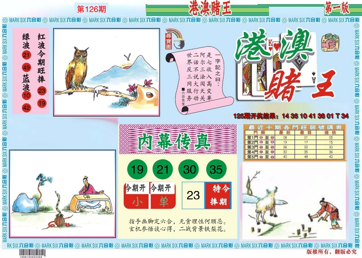 2024126期港澳赌王A