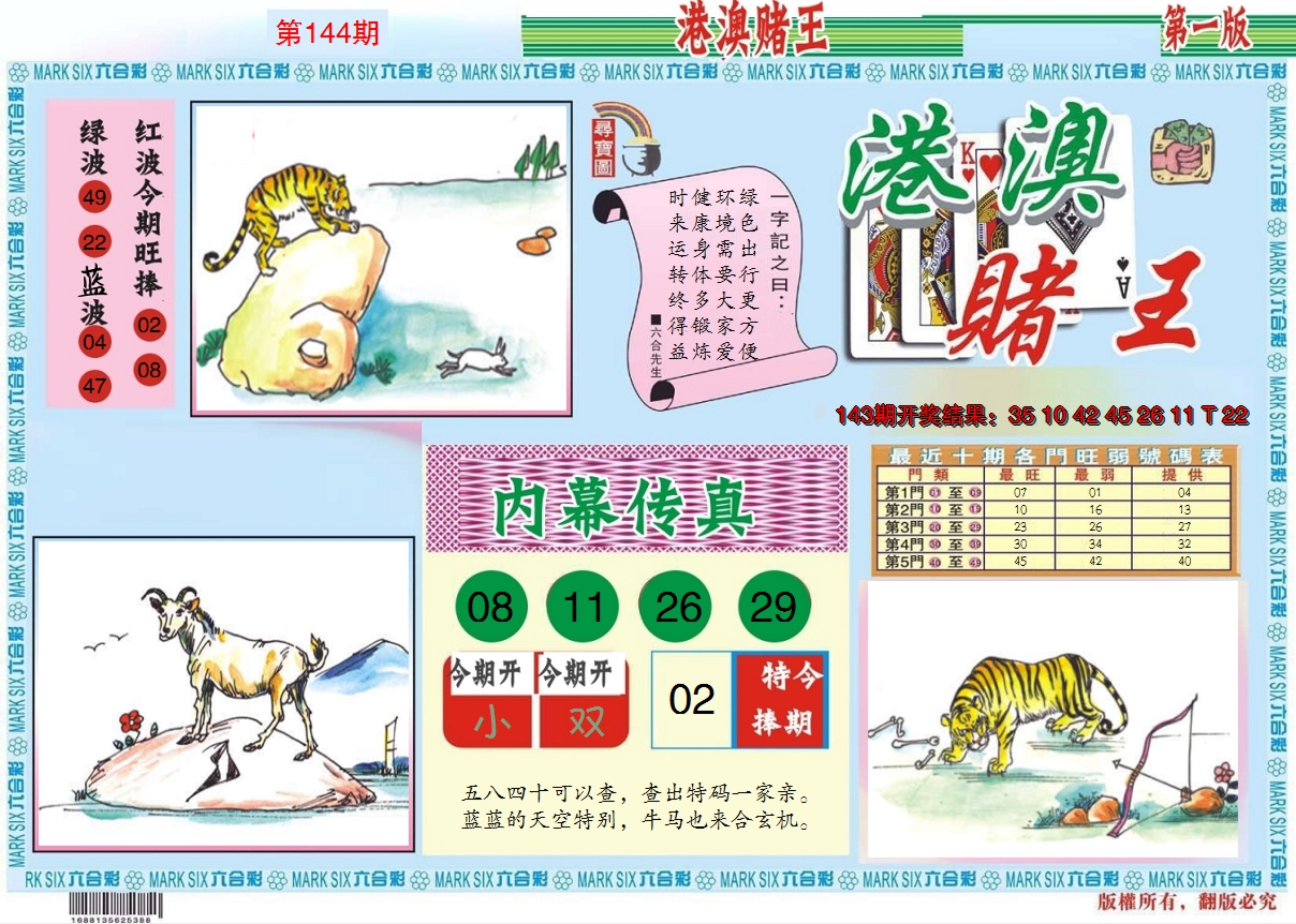 2024144期港澳赌王A