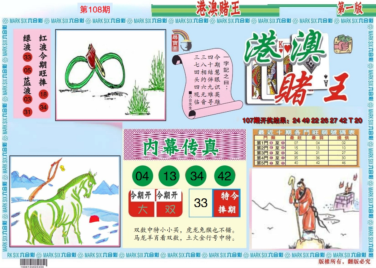 2024108期港澳赌王A