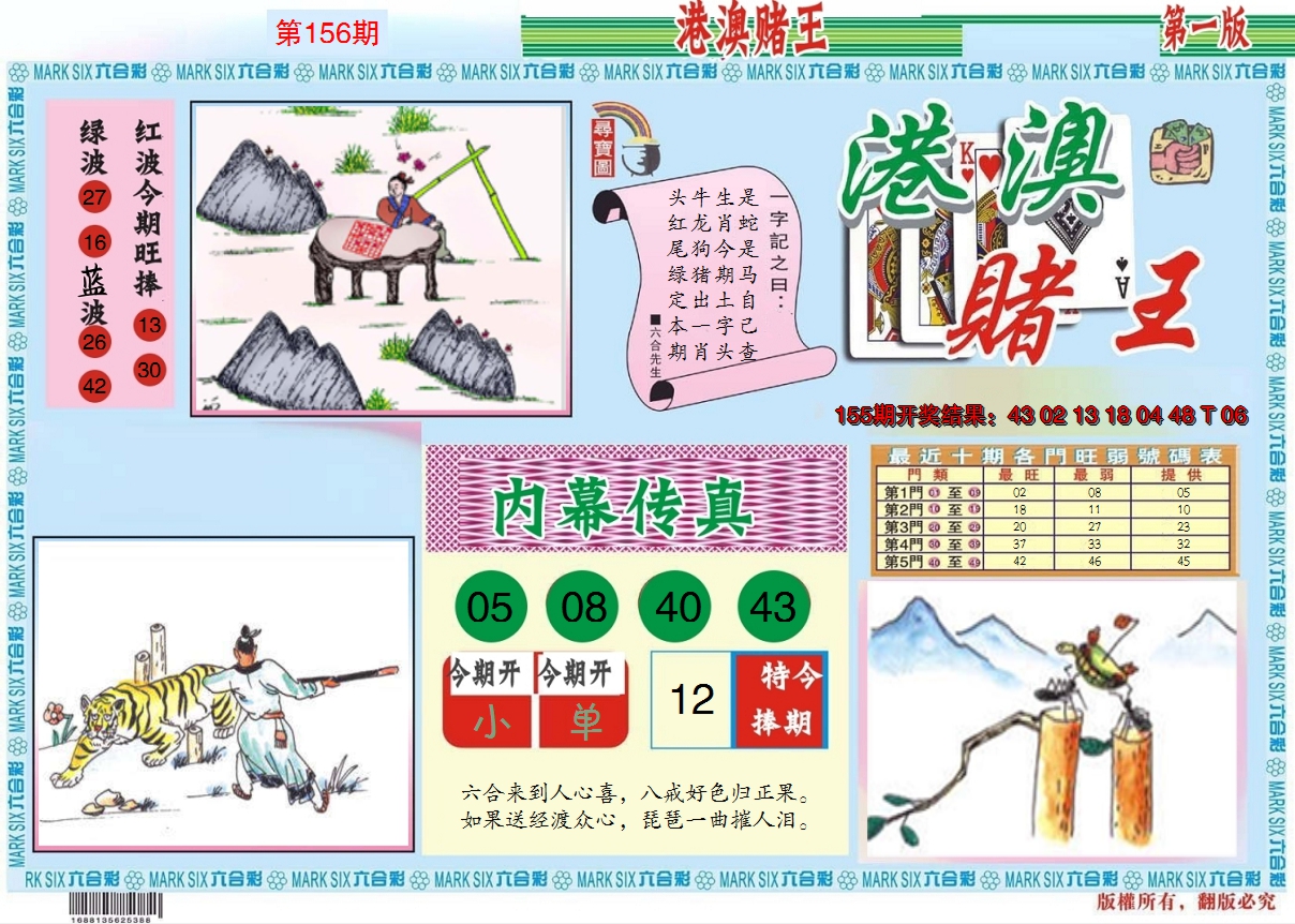 2024156期港澳赌王A