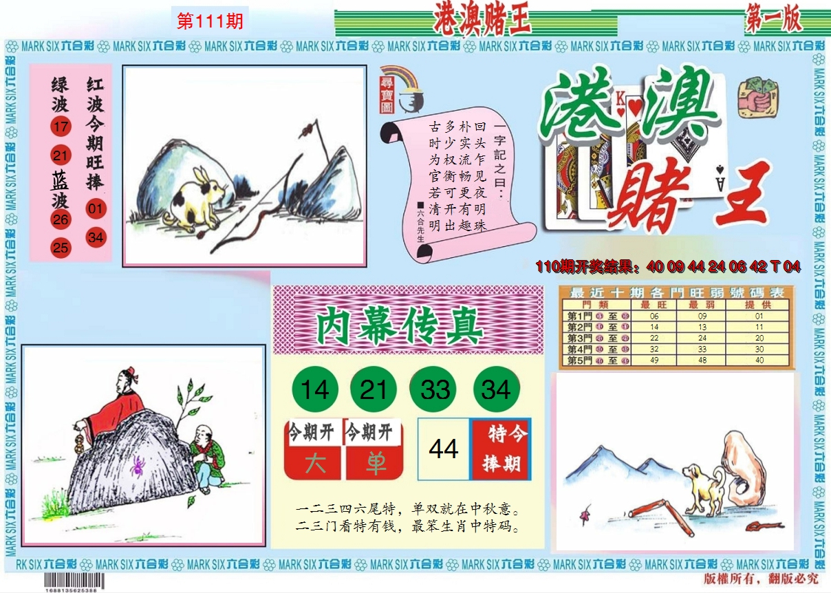 2024111期港澳赌王A