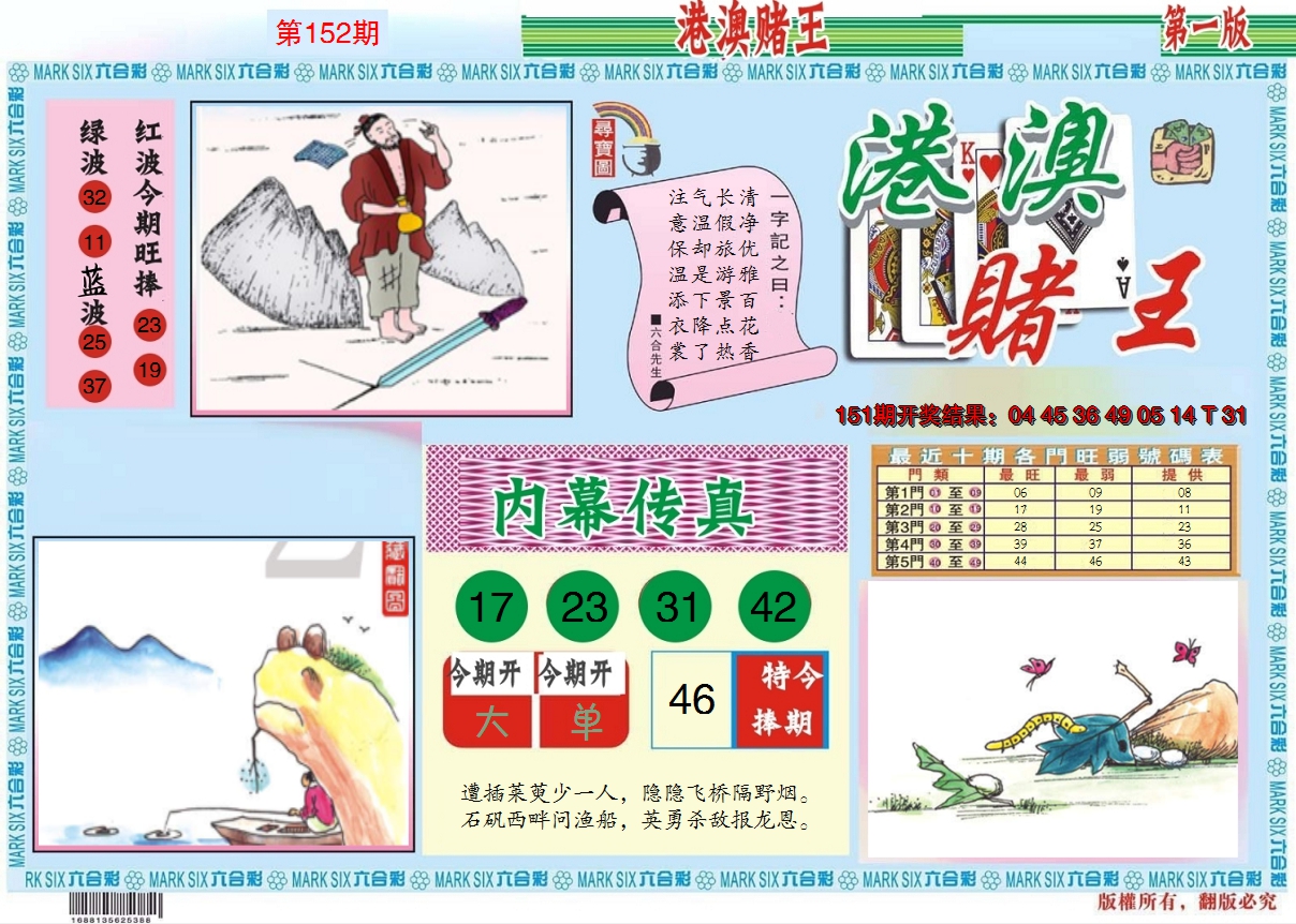 2024152期港澳赌王A