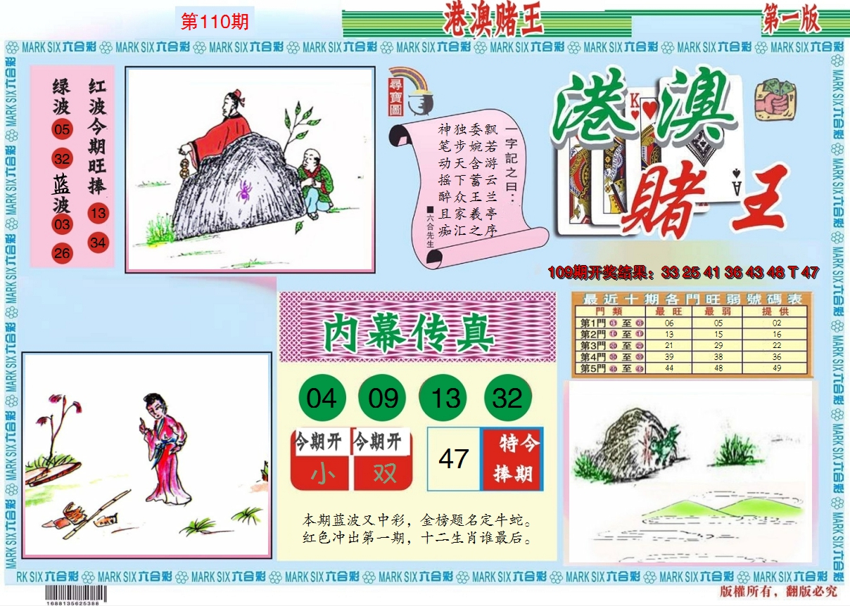 2024110期港澳赌王A