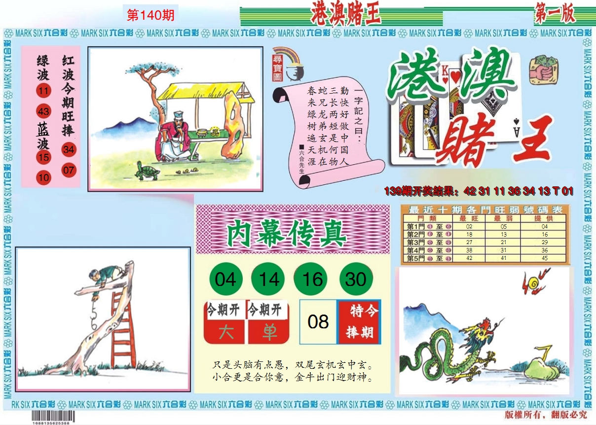 2024140期港澳赌王A