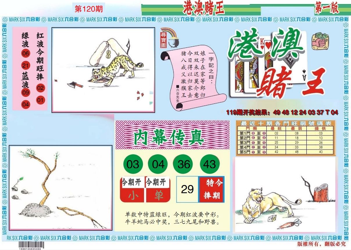 2024120期港澳赌王A