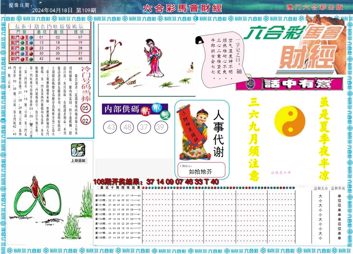 2024109期马会财经A