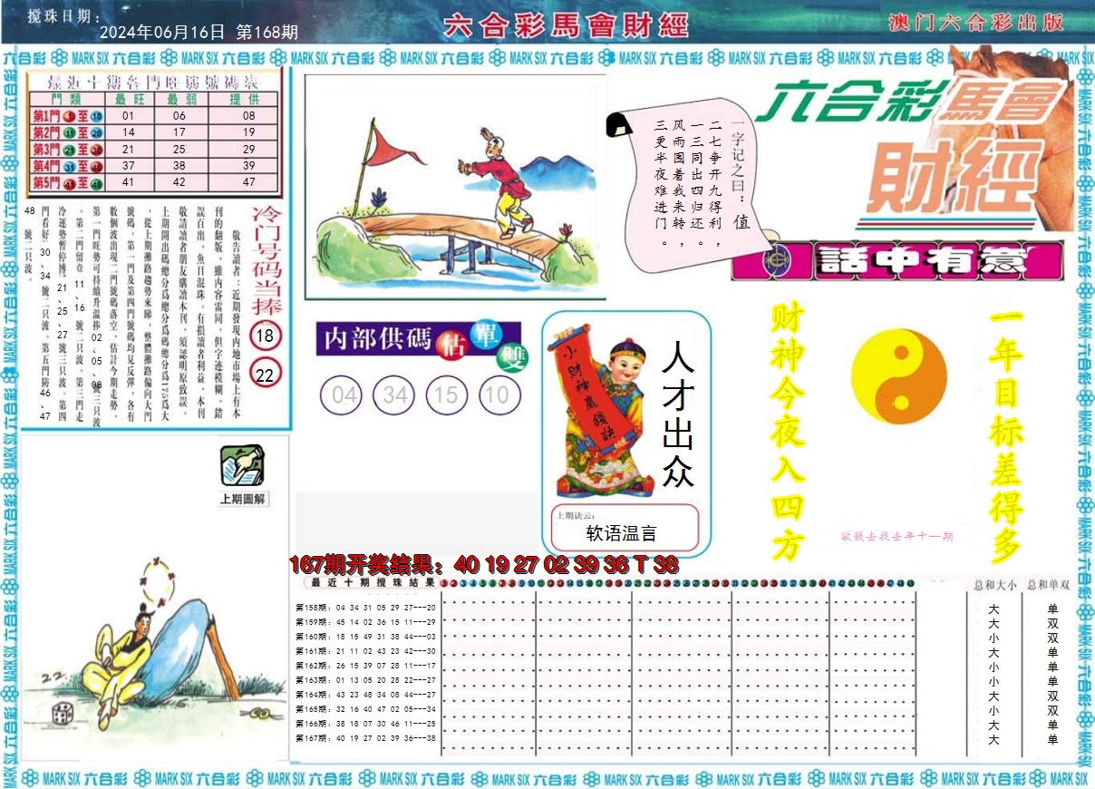2024168期马会财经A