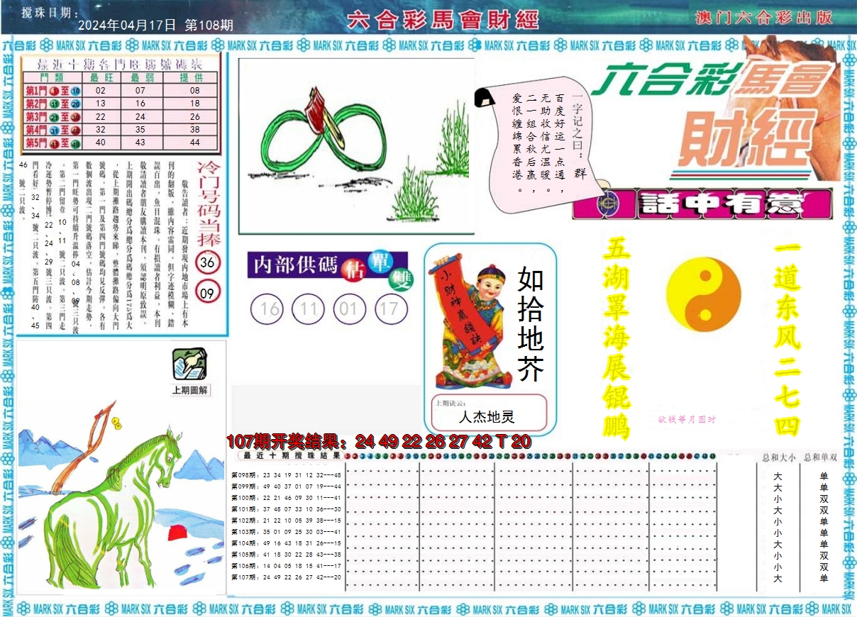 2024108期马会财经A