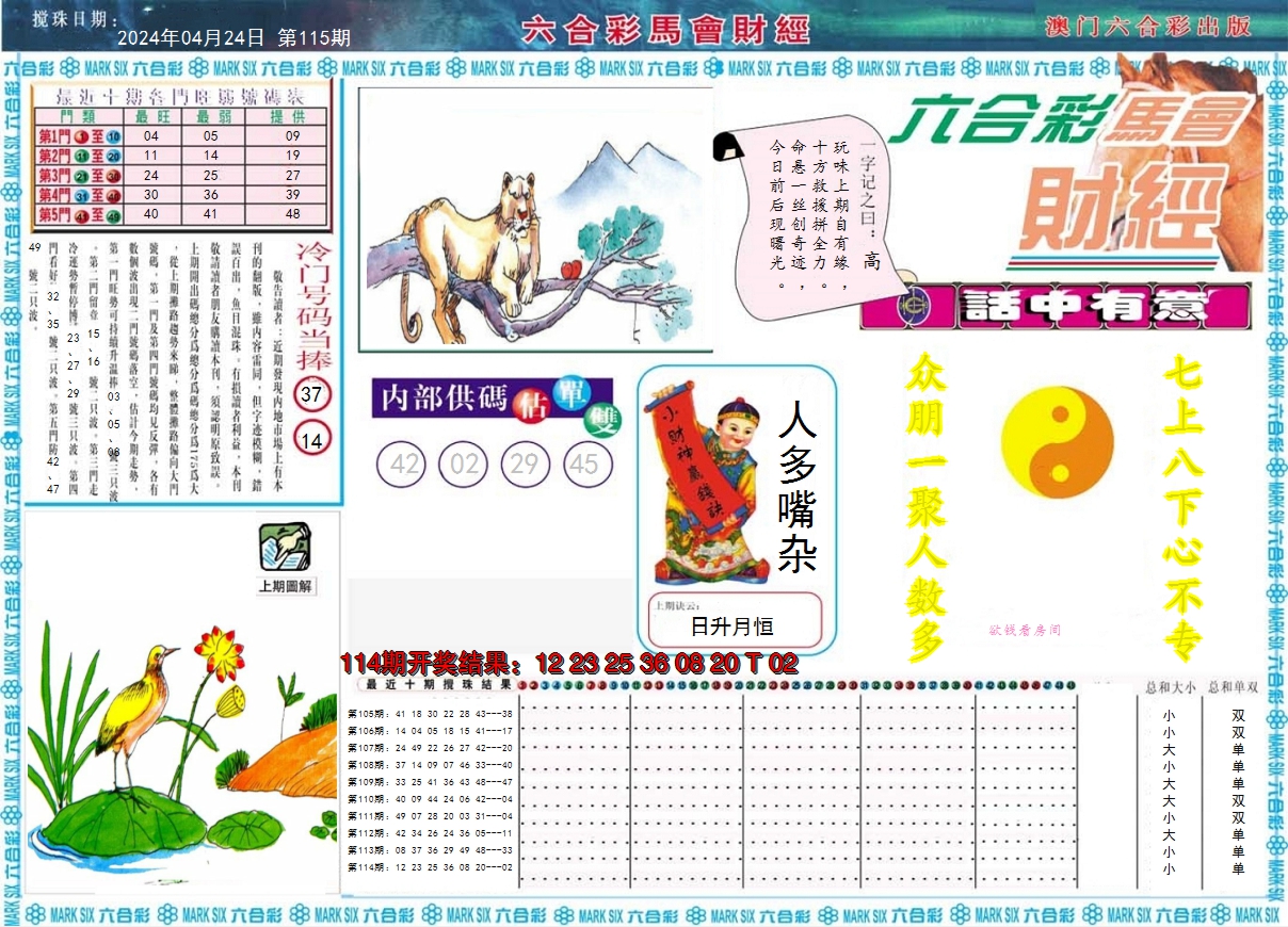 2024115期马会财经A