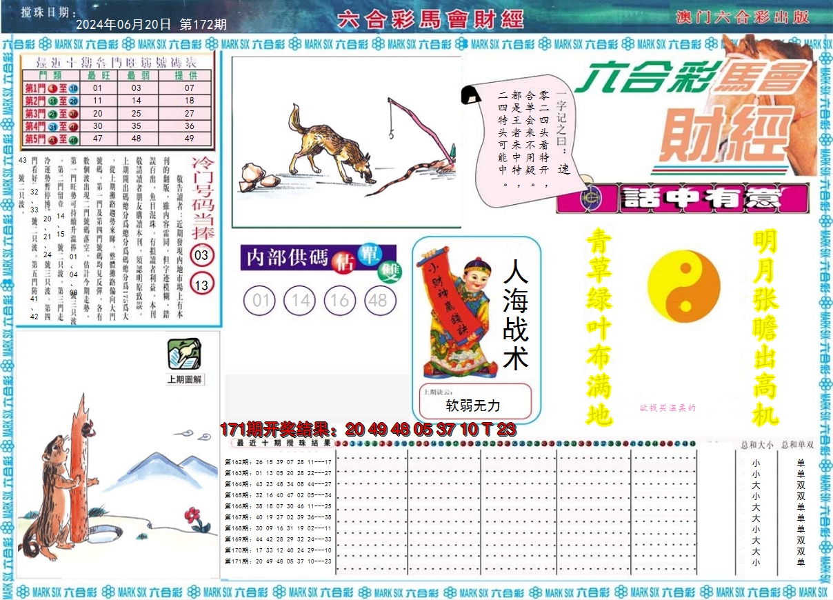 2024172期马会财经A