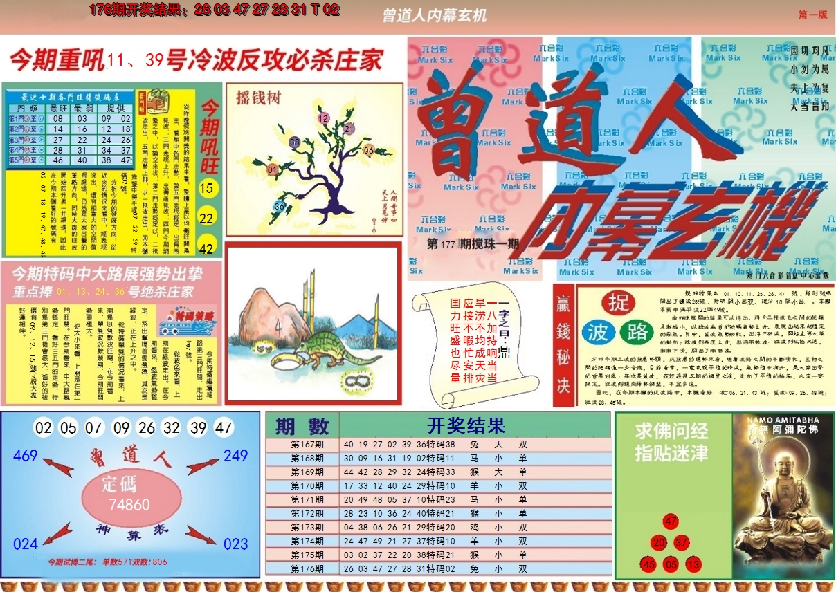 2024177期曾道人内幕A