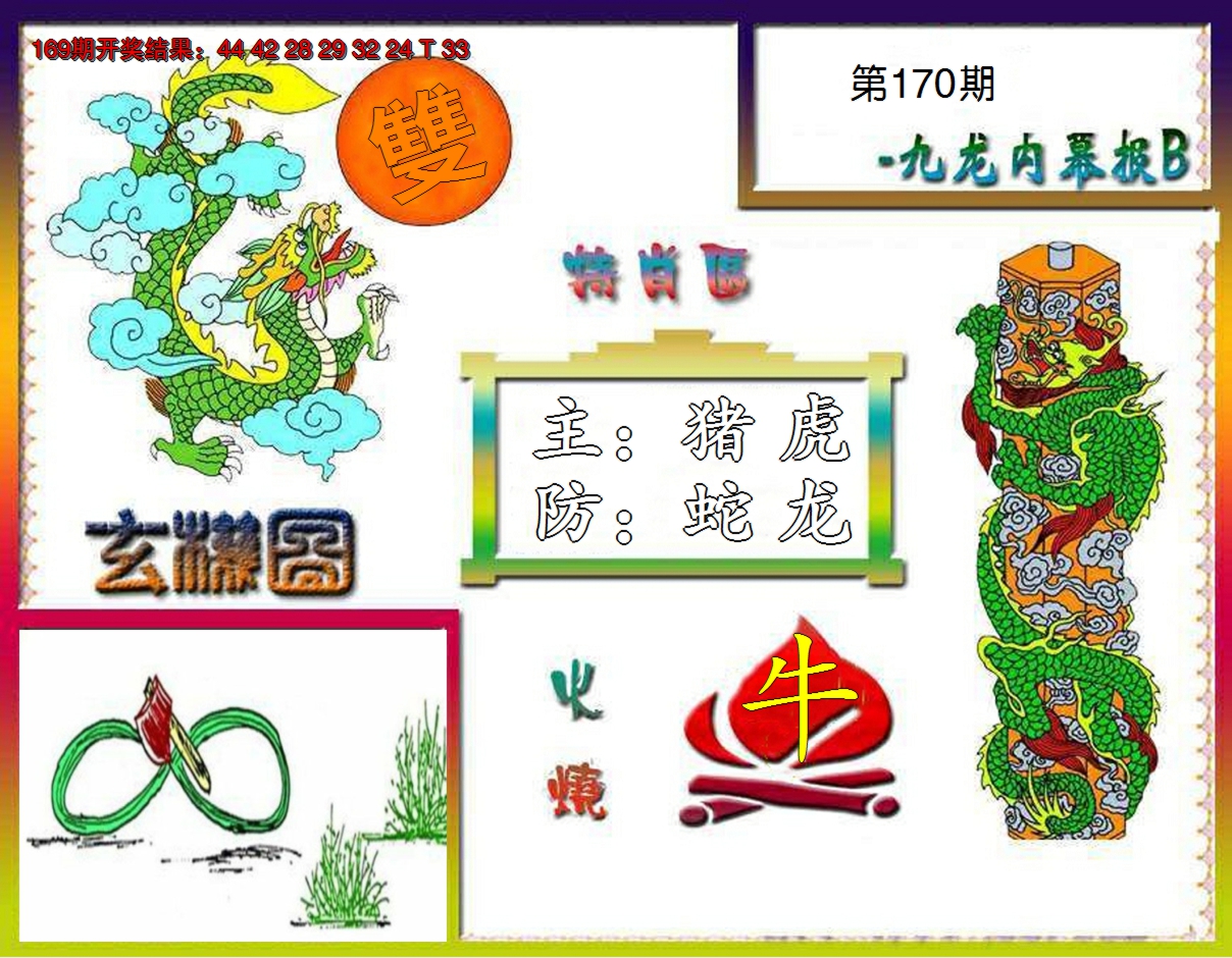 2024170期九龙内幕特肖图B