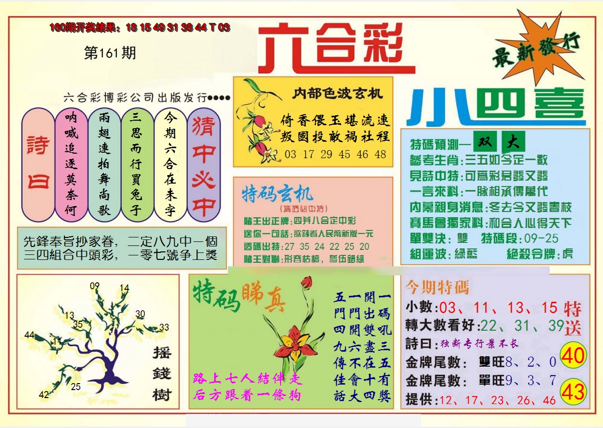 2024161期小四喜