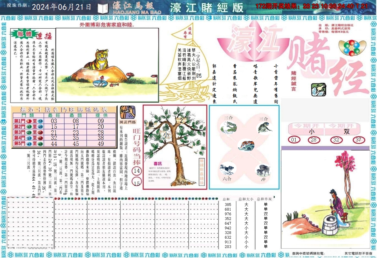 2024173期濠江赌经A
