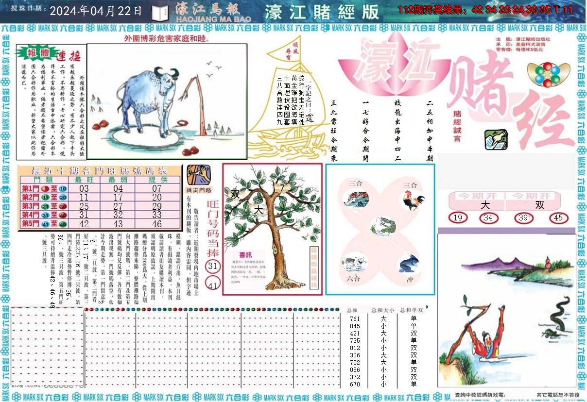 2024113期濠江赌经A