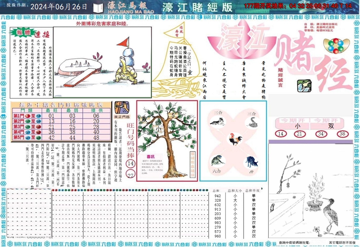 2024178期濠江赌经A