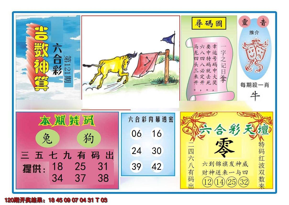 2024121期吉数神算