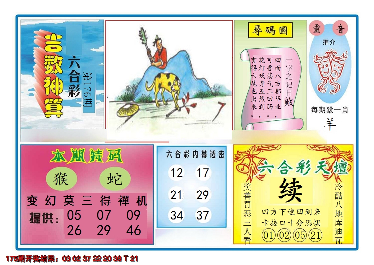 2024176期吉数神算