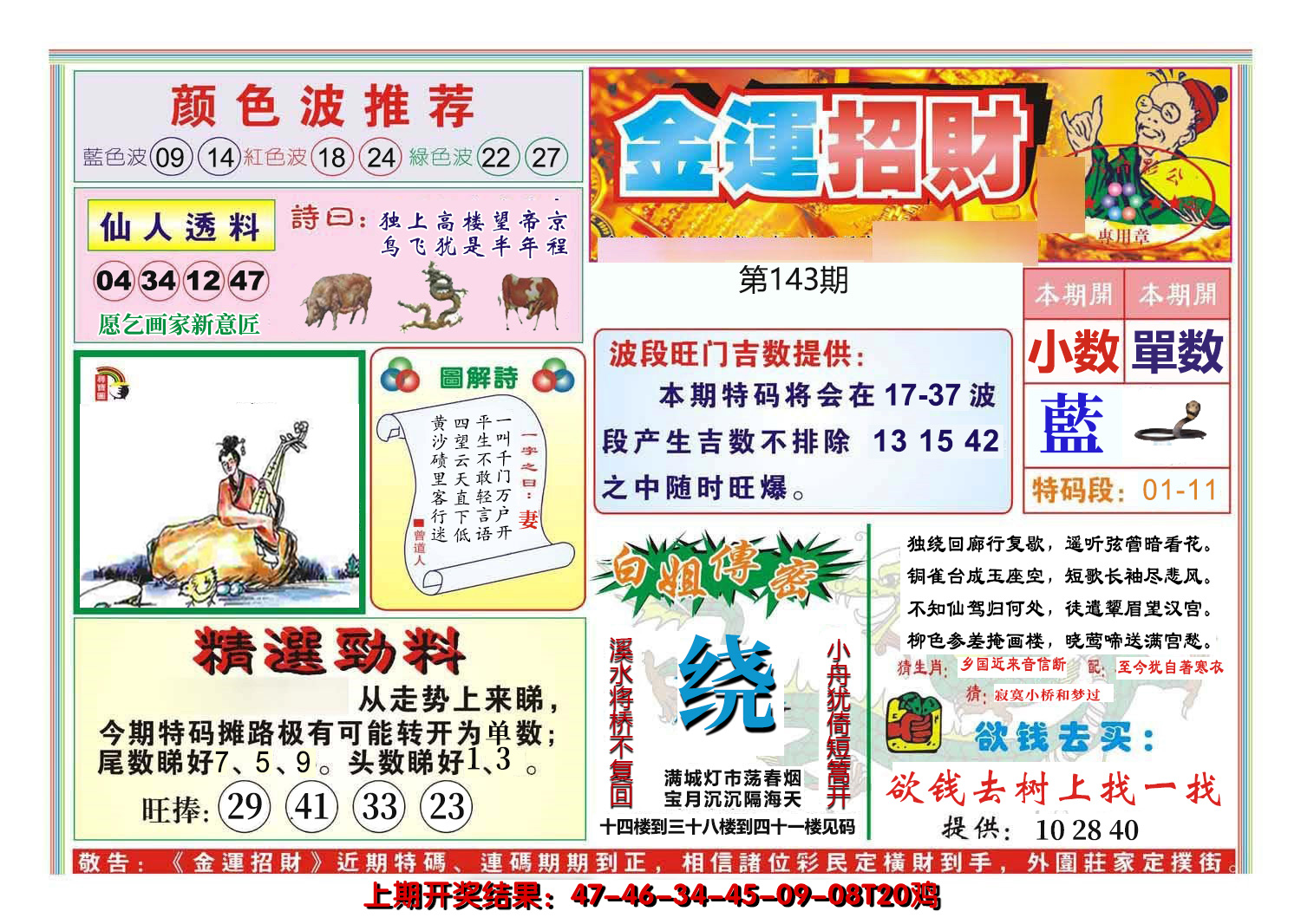 2024143期金运招财