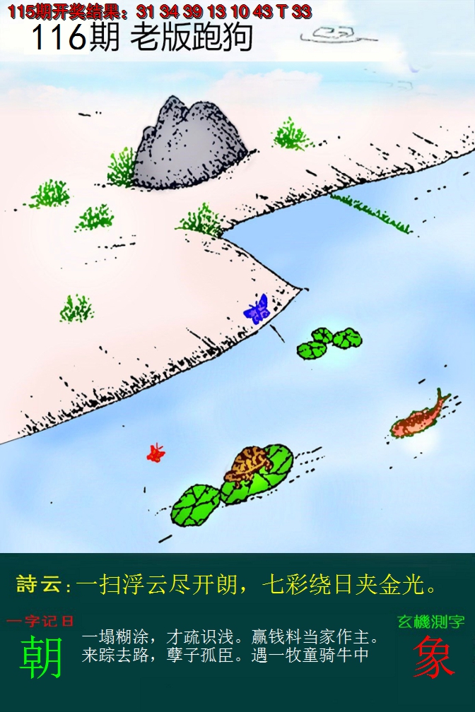 2024116期老版跑狗