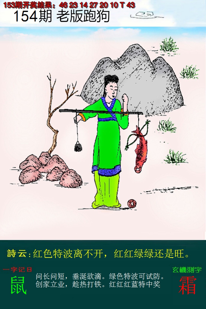 2024154期老版跑狗