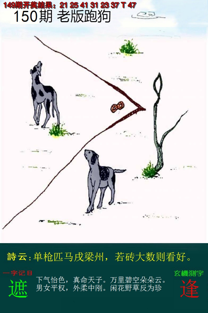 2024150期老版跑狗