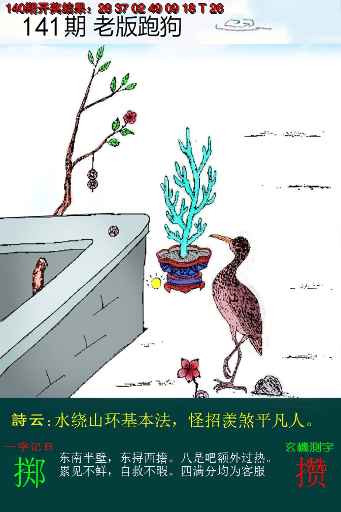 2024141期老版跑狗