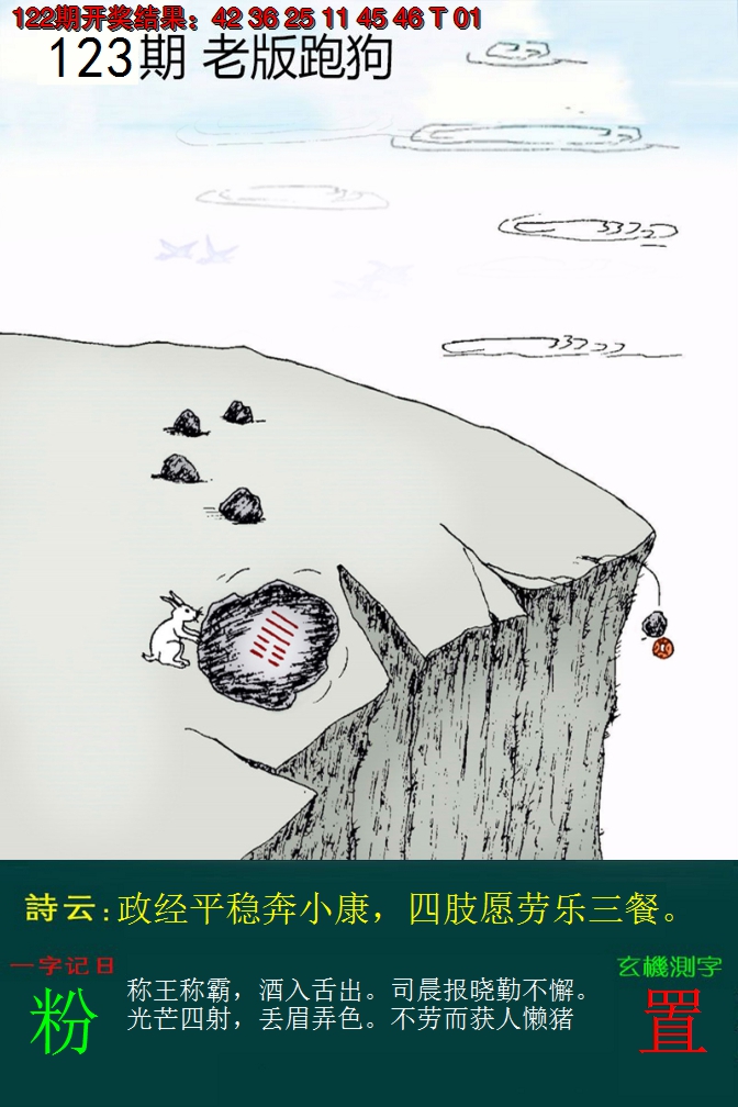 2024123期老版跑狗