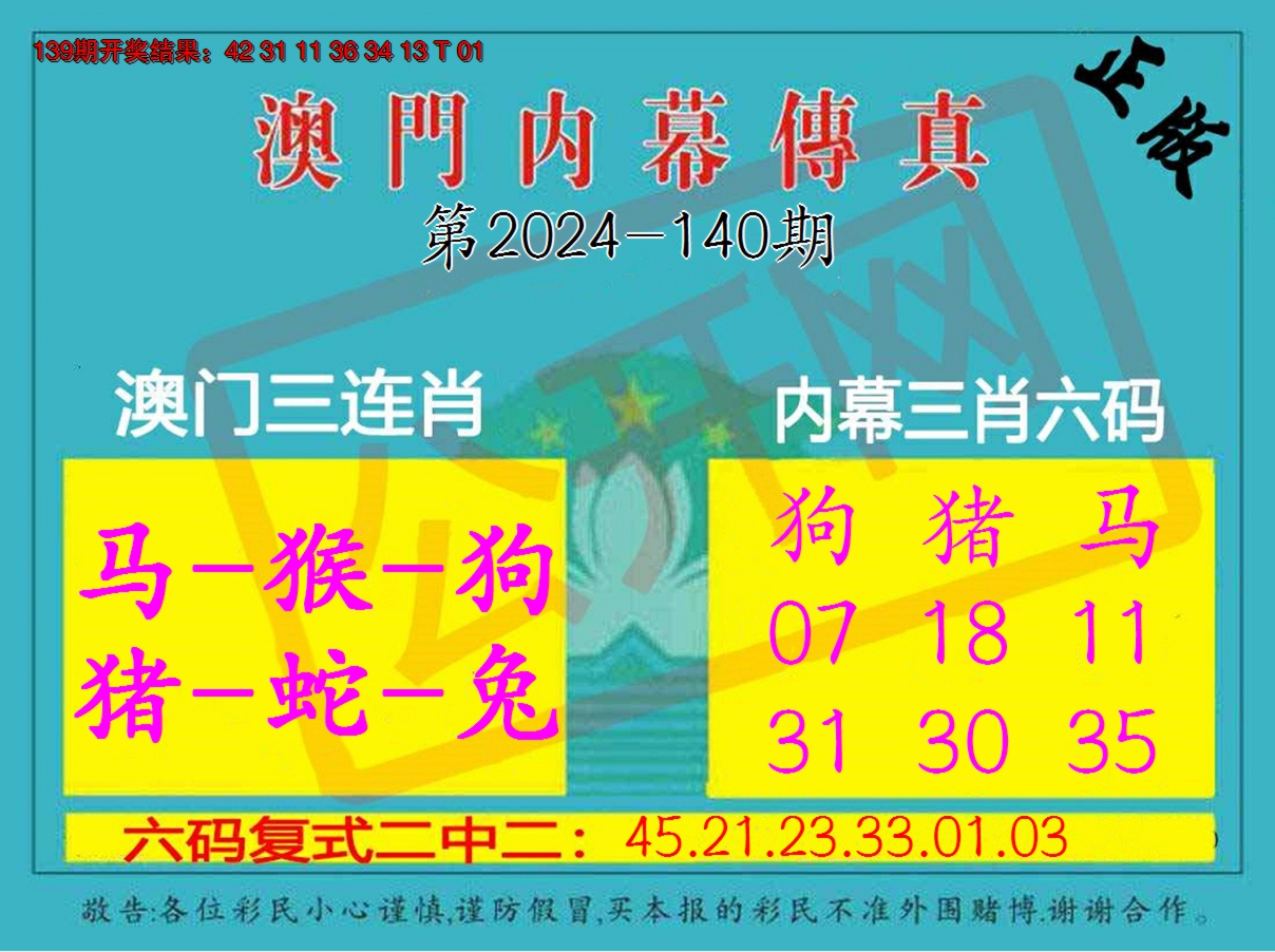2024140期内幕传真三肖版