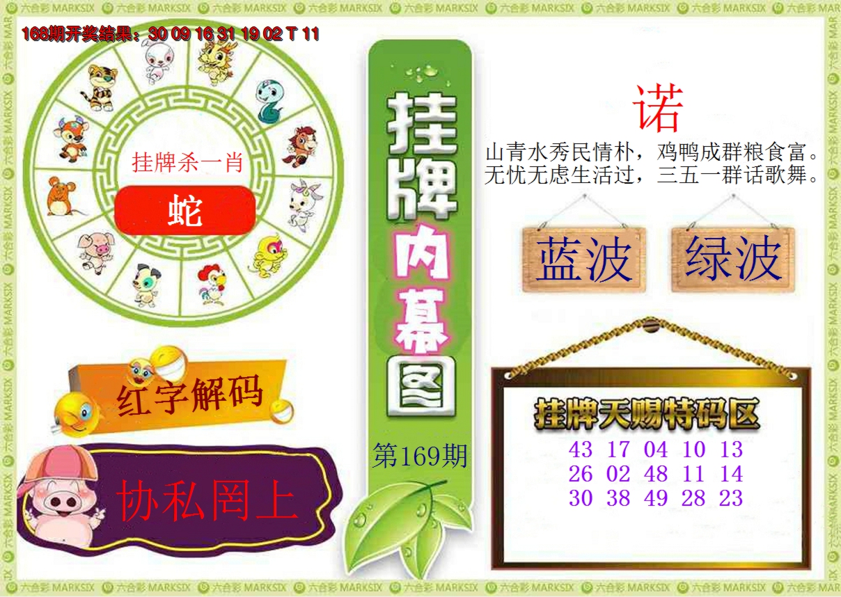 2024169期挂牌内幕图