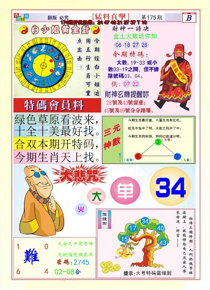 2024175期猛料直击B