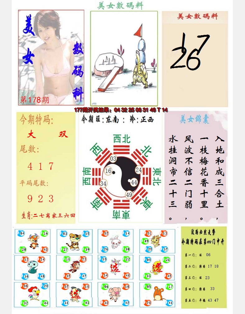 2024178期美女数码料