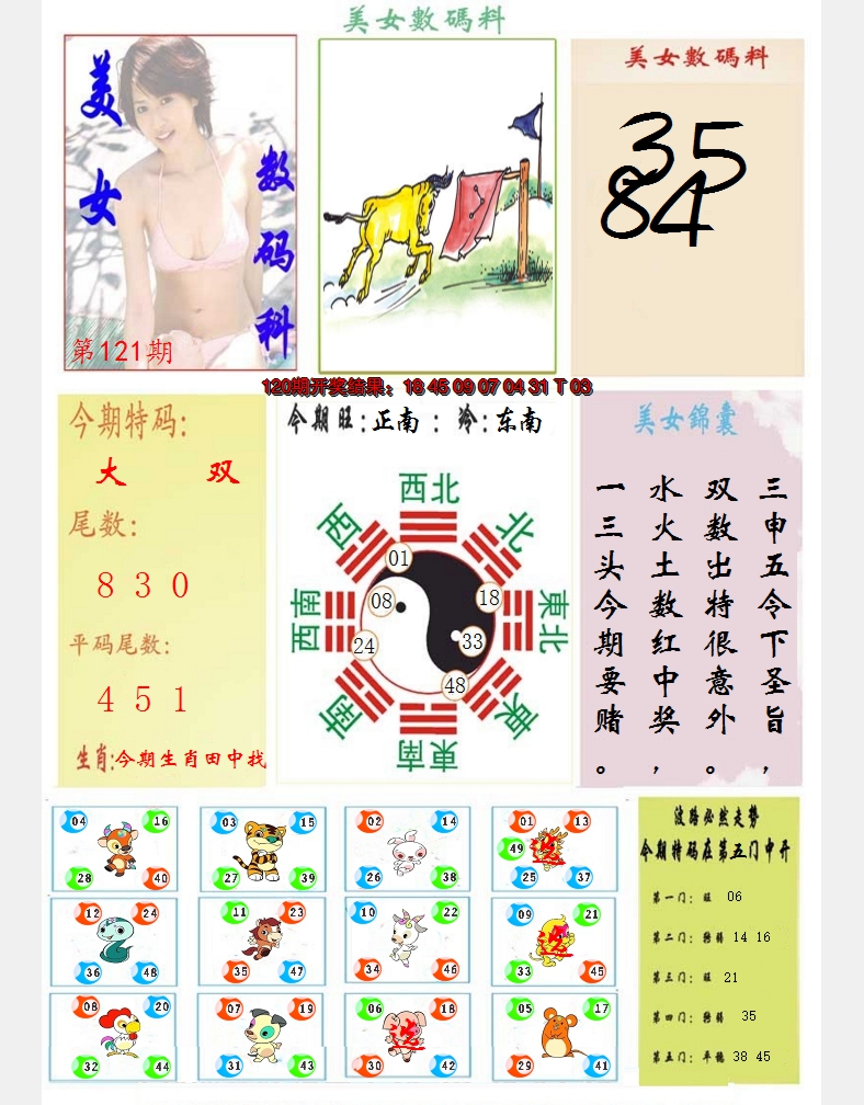 2024121期美女数码料