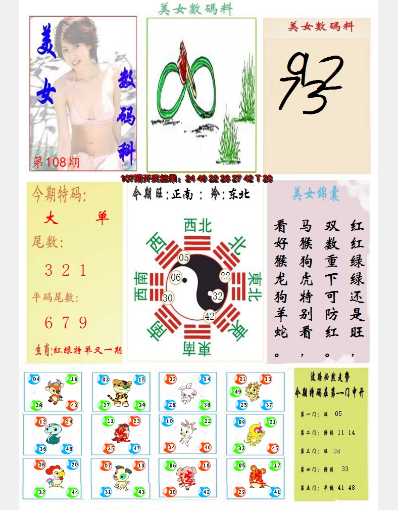 2024108期美女数码料