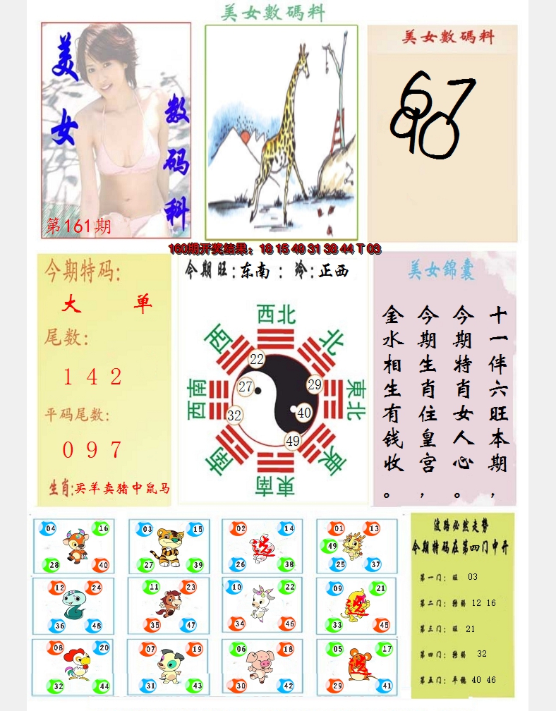 2024161期美女数码料