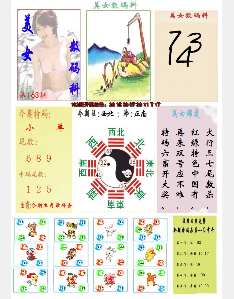 2024163期美女数码料