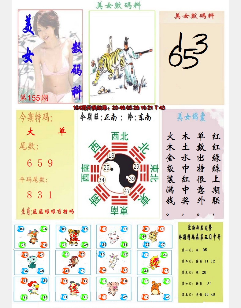 2024155期美女数码料
